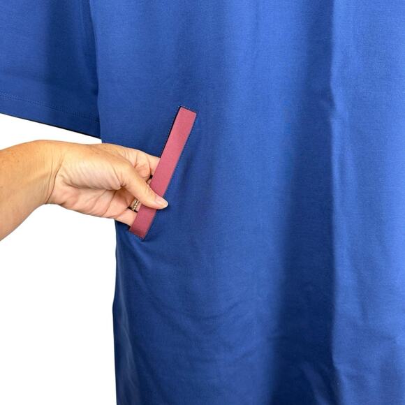 Betabrand Dress Womens Large Blue Half Day Shift Dress Business Casual Mature - Picture 6 of 10